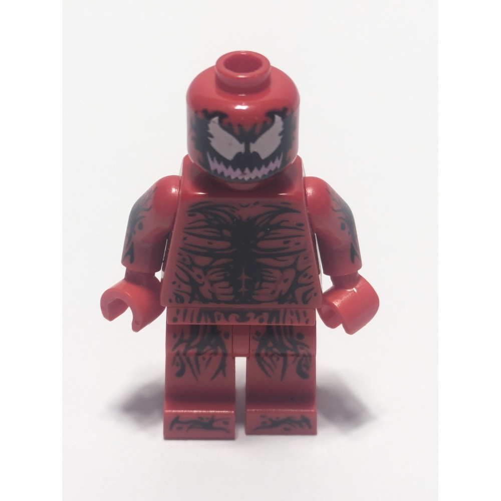 LEGO Marvel Carnage Minifigure Spider-Man Villain No Back Appendages
